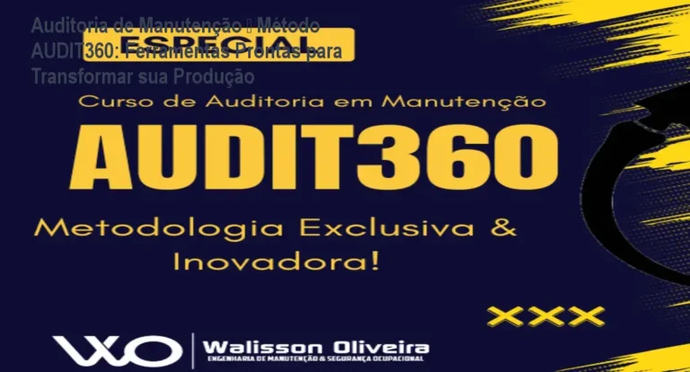 Auditoria de Manutenção – Método AUDIT360: Ferramentas Prontas para Transformar sua Produção 7 https://cursoss.com.br/bioatp-curso-completo-biologia-vestibular-medicina/ Imagem do curso AUDIT360 mostrando templates de checklist e rating para auditoria de manutenção industrial