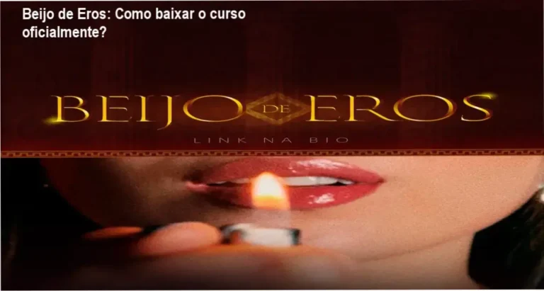 Tela mostrando acesso ao curso Beijo de Eros em plataforma segura