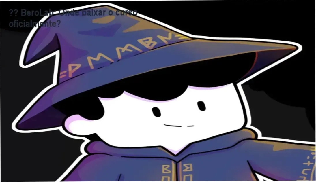 Captura de tela do site oficial do BeroLab mostrando o botão de acesso ao curso