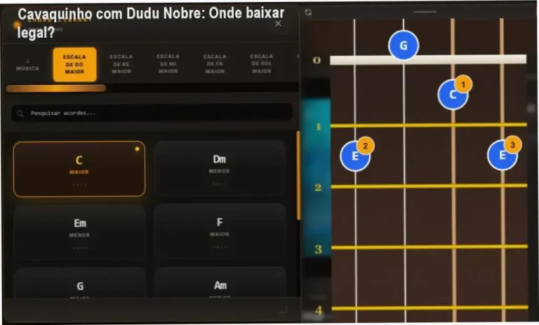 Tela do curso Cavaquinho com Dudu Nobre mostrando a plataforma online