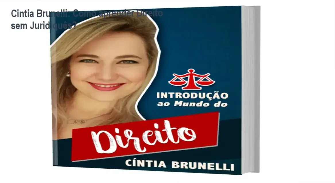 Capa do eBook Introdução ao Mundo do Direito de Cintia Brunelli