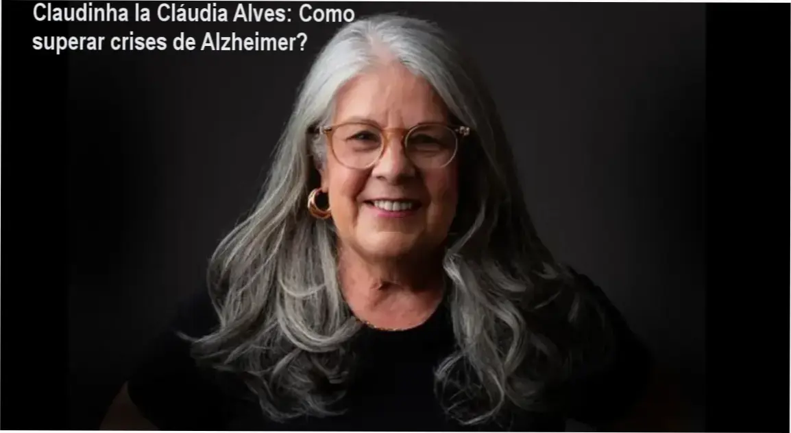 Cláudia Alves apresentando seu curso online de cuidados para Alzheimer