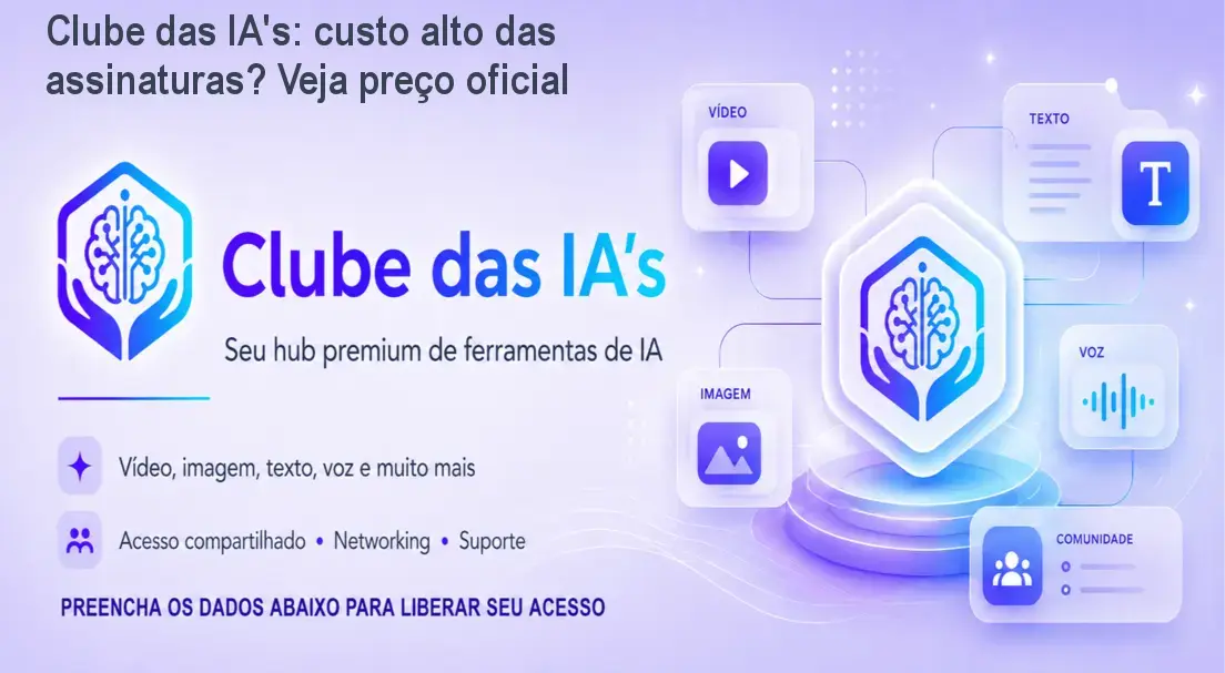 Clube das IA's: custo alto das assinaturas? Veja preço oficial 1 https://cursoss.com.br/cursos/clube-das-ias-custo-alto-assinaturas-preco-oficial/ Clube das IA's: custo alto das assinaturas? Veja preço oficial