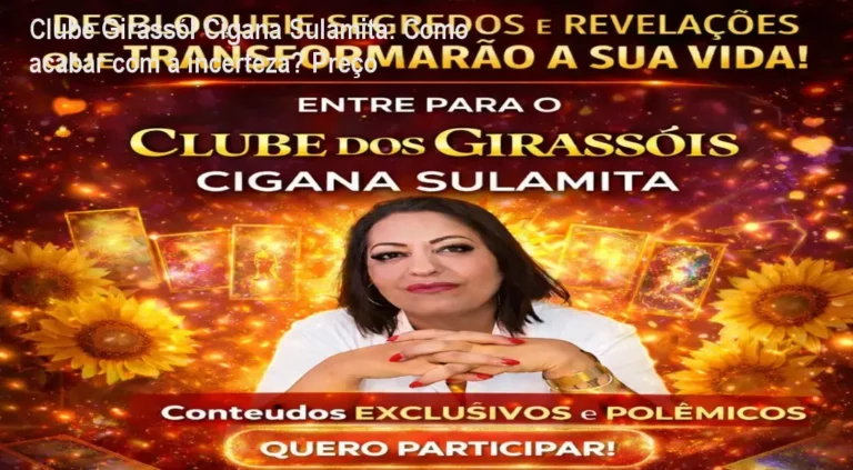 Clube Girassól Cigana Sulamita: Como acabar com a incerteza? Preço 5 https://cursoss.com.br/planejamentos-bncc-2026-conformidade-pedagogica-agilidade-burocratica/ Imagem ilustrativa do Clube dos Girassóis mostrando previsões espirituais exclusivas da Cigana Sulamita