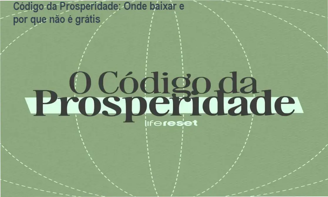 Tela do curso Código da Prosperidade mostrando a página de acesso pago