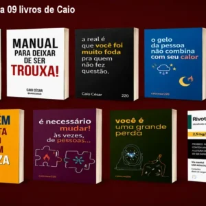 Coleção completa 09 livros de Caio César – R$44,90