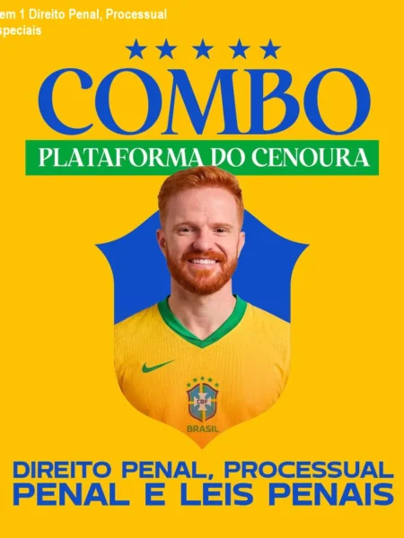 Curso 3 em 1 Direito Penal, Processual e Leis Especiais