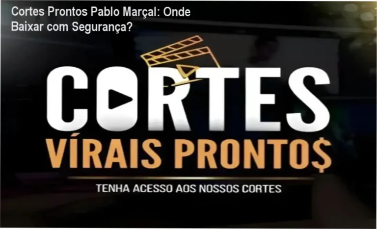 Tela mostrando o pacote de cortes prontos de Pablo Marçal pronto para download oficial