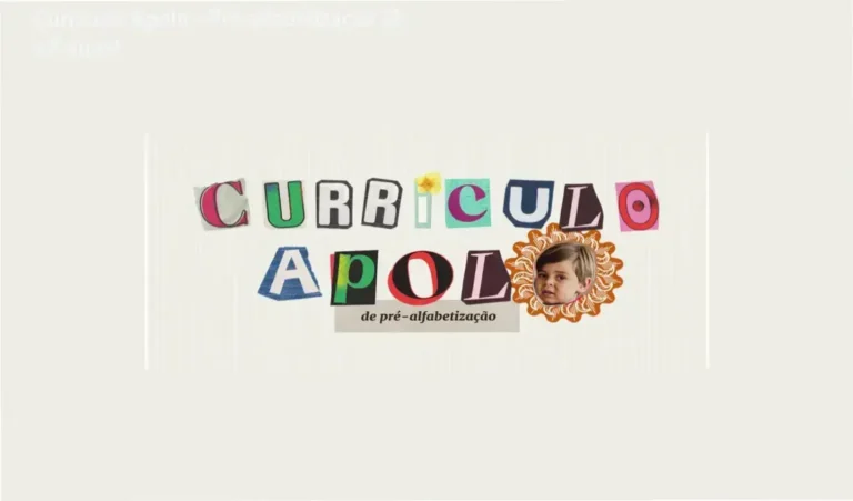 Currículo Apolo – Pré-alfabetização (2 a 5 anos)