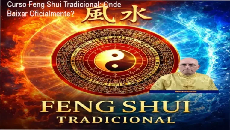 Imagem do Curso de Feng Shui Tradicional mostrando a capa do material e indicativo de download oficial