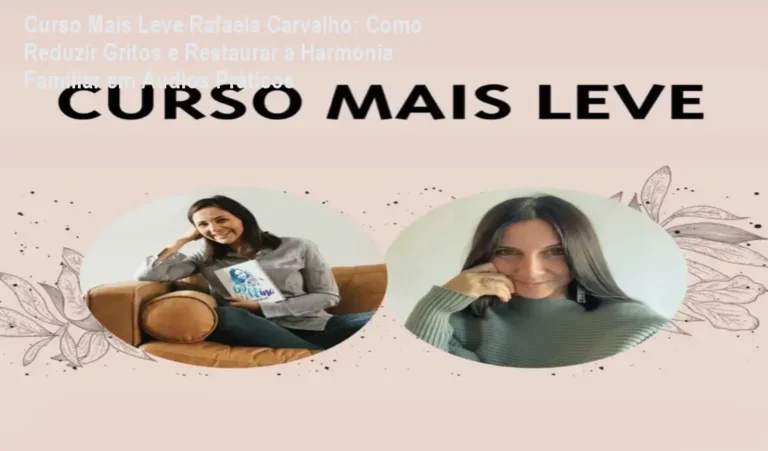 Curso Mais Leve Rafaela Carvalho: Como Reduzir Gritos e Restaurar a Harmonia Familiar em Áudios Práticos 2 https://cursoss.com.br/psicanalise-holistica-clinica-curso/ Mãe ouvindo o áudio do Curso Mais Leve enquanto cuida dos filhos, sentindo mais leveza na rotina