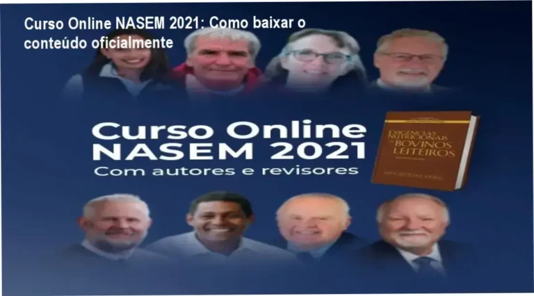Tela mostrando acesso oficial ao Curso Online NASEM 2021 na Hotmart