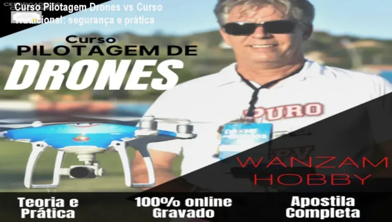 Curso Pilotagem Drones vs Curso Tradicional: segurança e prática 6 https://cursoss.com.br/formacao-massoterapia-online-certificacao-300h/ Aluno praticando voo seguro com drones usando técnicas do Curso Pilotagem de Drones Wanzam