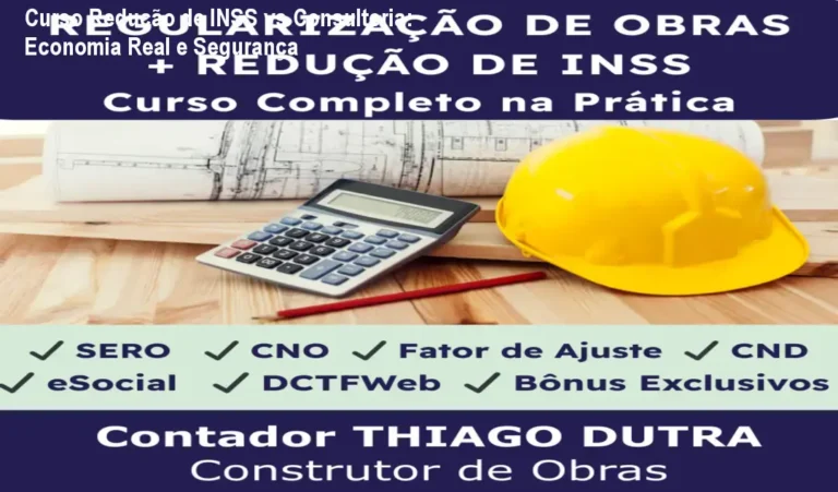 Curso Redução de INSS vs Consultoria: Economia Real e Segurança 7 https://cursoss.com.br/produto/ Imagem do curso de redução de INSS em obras mostrando o fator de ajuste e a economia obtenível