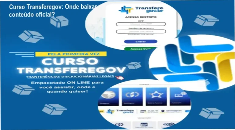 Tela mostrando acesso ao curso Transferegov na plataforma Hotmart