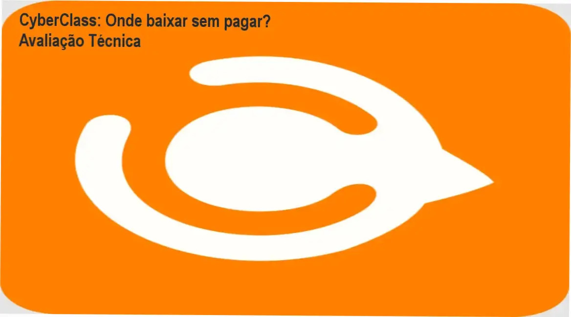 Tela mostrando a página oficial de download do CyberClass com destaque para o botão de acesso