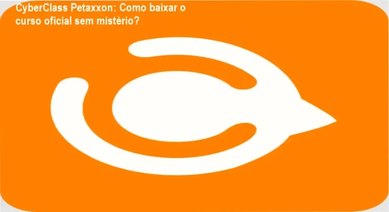 Tela mostrando acesso ao CyberClass Petaxxon, plataforma de cursos digitais
