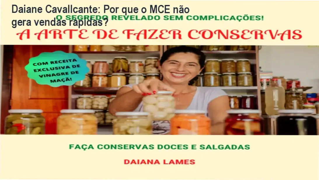 Daiane Cavallcante apresentando o método MCE de vendas online em seu aplicativo oficial