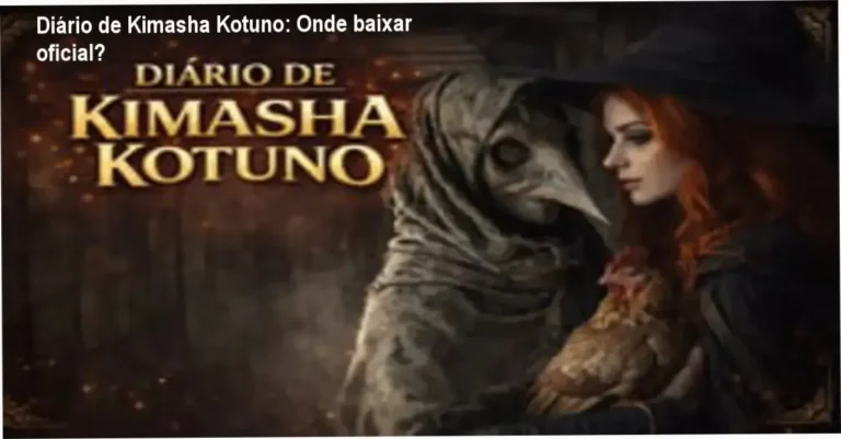 Capa digital do Diário de Kimasha Kotuno destacando a opção de download oficial