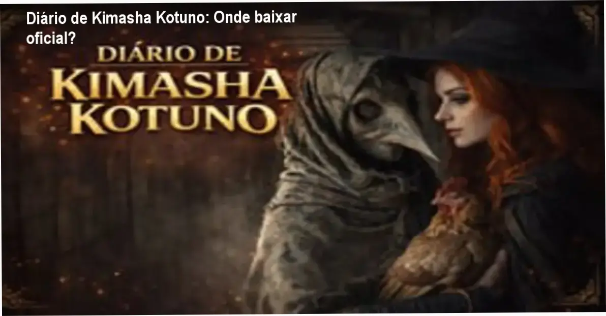 Capa digital do Diário de Kimasha Kotuno destacando a opção de download oficial