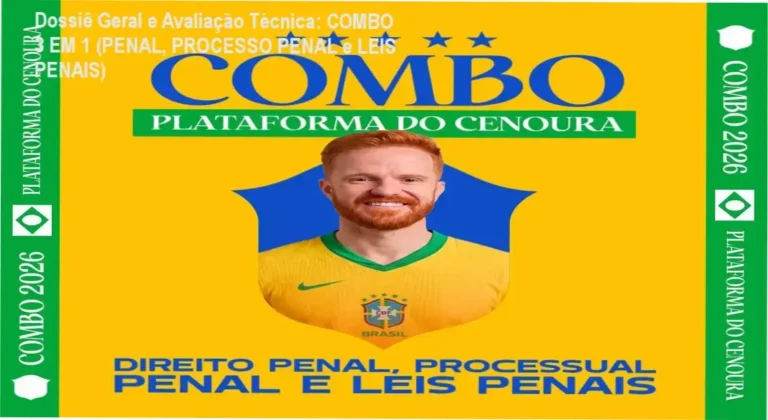 Dossiê Geral e Avaliação Técnica: COMBO 3 EM 1 (PENAL, PROCESSO PENAL e LEIS PENAIS) 6 https://cursoss.com.br/excel-basico-avancado-powerbi-domine-dados/ Gráfico de desempenho técnico do ecossistema COMBO 3 EM 1 (PENAL, PROCESSO PENAL e LEIS PENAIS)