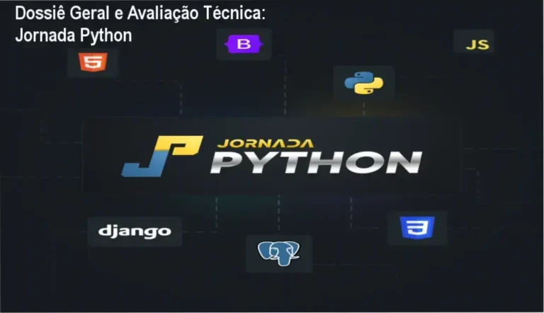 Gráfico de desempenho técnico do ecossistema Jornada Python