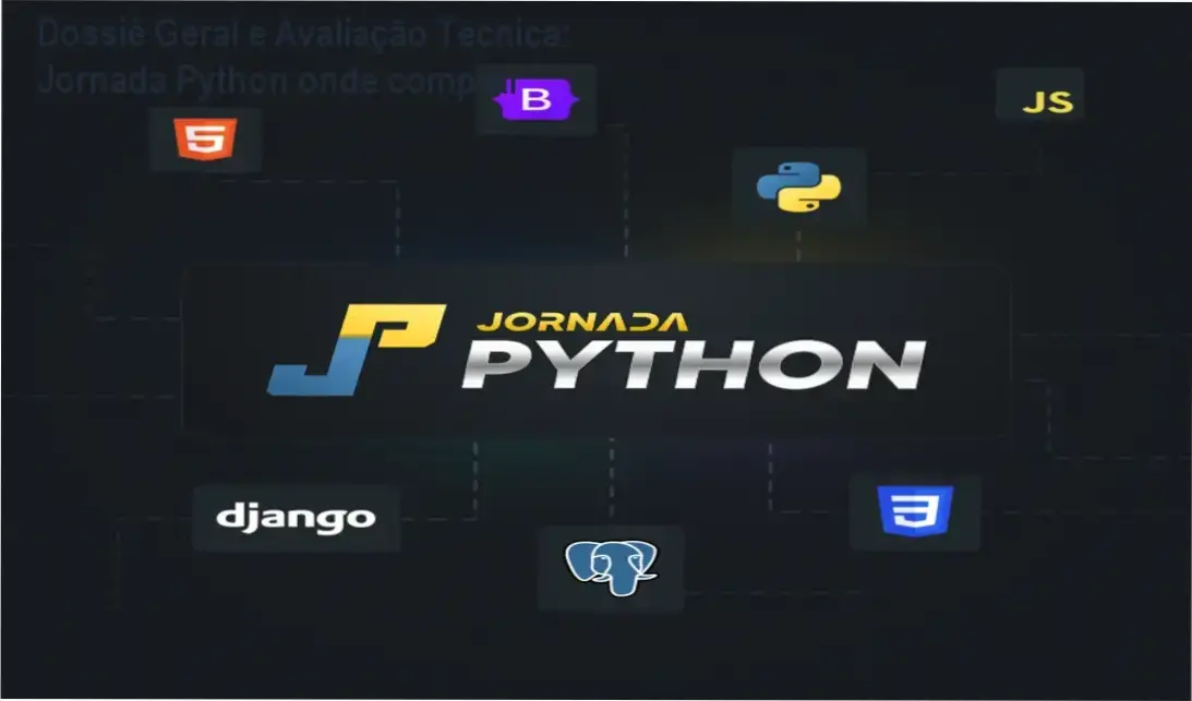 Gráfico de desempenho técnico do ecossistema Jornada Python onde comprar
