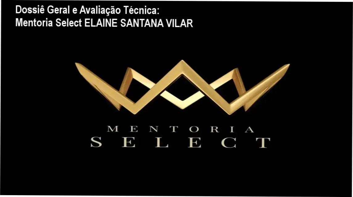 Gráfico de desempenho técnico do ecossistema Mentoria Select ELAINE SANTANA VILAR