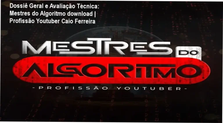 Gráfico de desempenho técnico do ecossistema Mestres do Algoritmo download | Profissão Youtuber Caio Ferreira