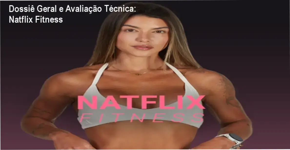 Gráfico de desempenho técnico do ecossistema Natflix Fitness