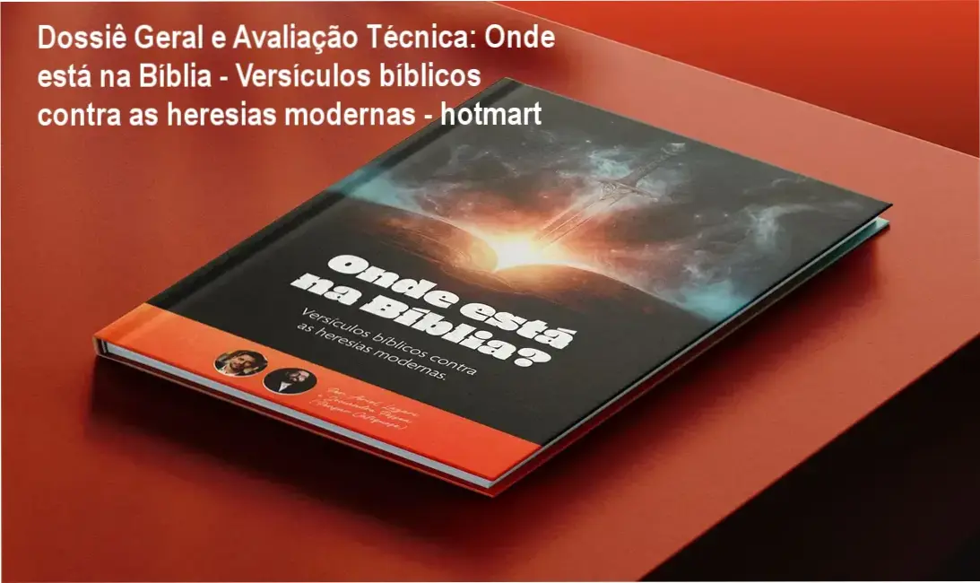 Gráfico de desempenho técnico do ecossistema Onde está na Bíblia - Versículos bíblicos contra as heresias modernas - hotmart