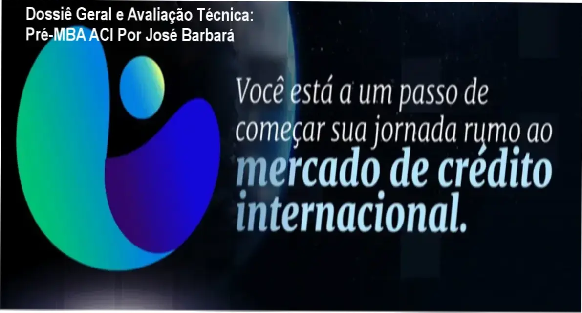 Gráfico de desempenho técnico do ecossistema Pré-MBA ACI Por José Barbará