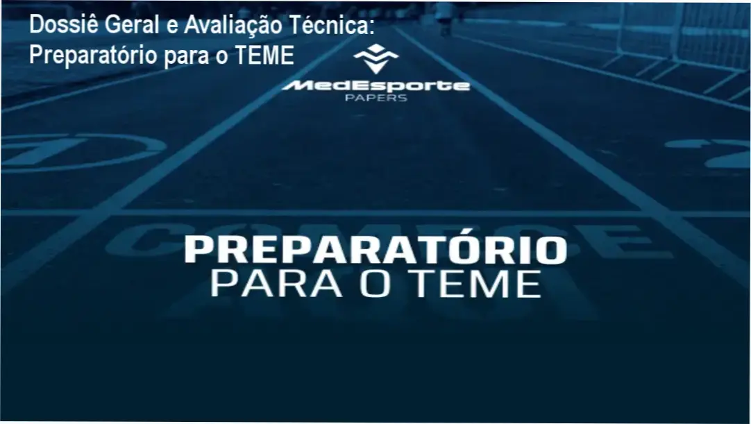 Gráfico de desempenho técnico do ecossistema Preparatório para o TEME