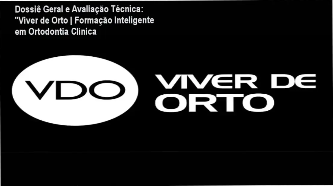 Gráfico de desempenho técnico do ecossistema "Viver de Orto | Formação Inteligente em Ortodontia Clínica