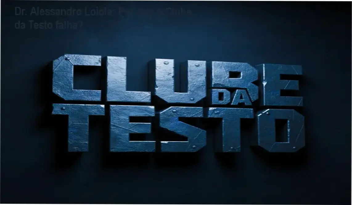 Dr. Alessandro Loiola explicando as limitações do Clube da Testo para energia masculina