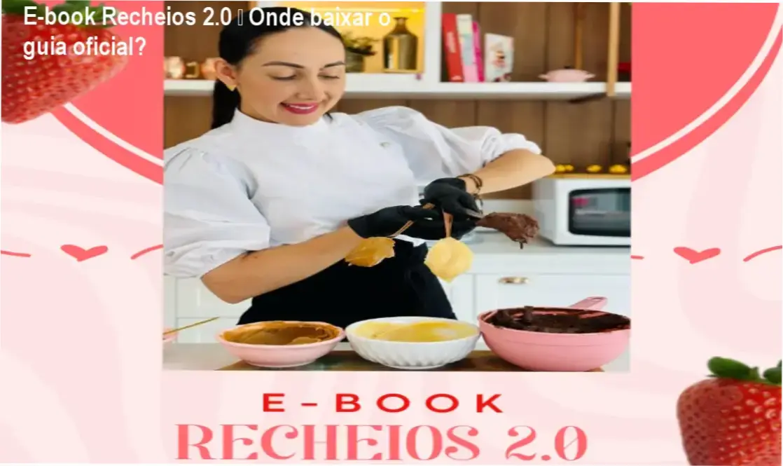 Capa do E-book Recheios 2.0 destacando o título e a autora Marrara Bortoloti