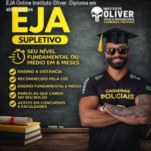 EJA Online Instituto Óliver: Diploma em até 6 meses