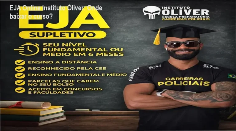 Imagem mostrando a página oficial de download do EJA Online Instituto Óliver