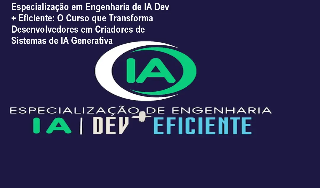 Desenvolvedor programando pipeline RAG em um curso online de engenharia de IA aplicada