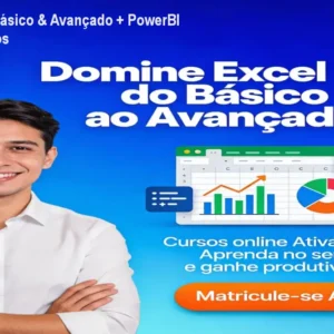 Curso Excel Básico & Avançado + PowerBI – Domine Dados