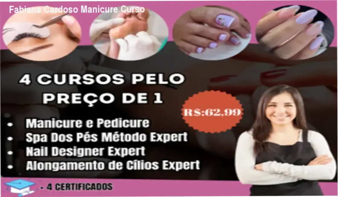 Fabiana Cardoso Manicure Curso CURSOSS