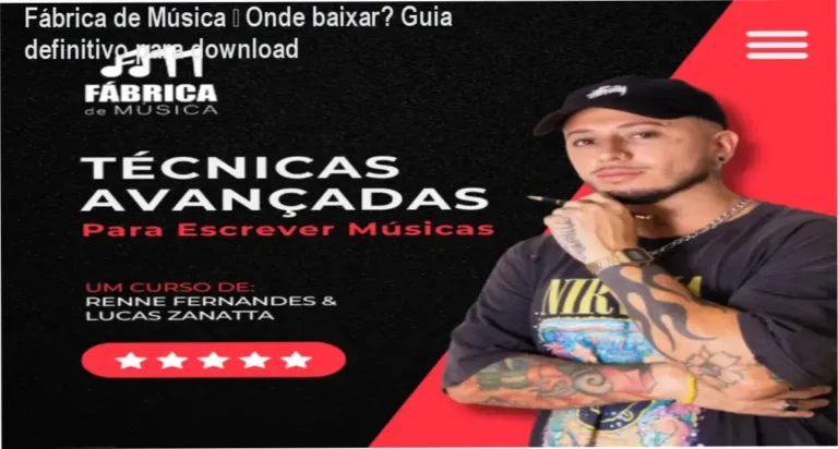 Capa do curso Fábrica de Música mostrando técnicas avançadas de composição