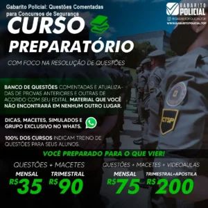 Gabarito Policial: Questões Comentadas para Concursos de Segurança