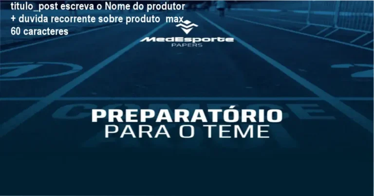 Capa do curso Preparatório para o TEME de Guilherme Alfonso Vieira Adami