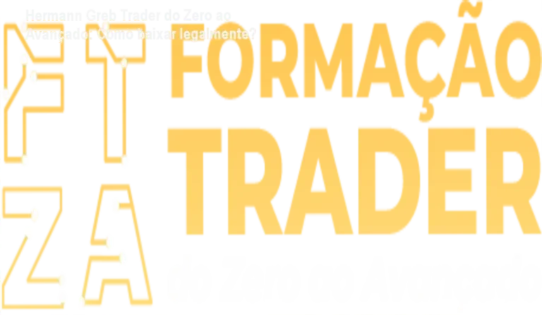 Captura de tela mostrando a página oficial de download do curso Hermann Greb Trader do Zero ao Avançado