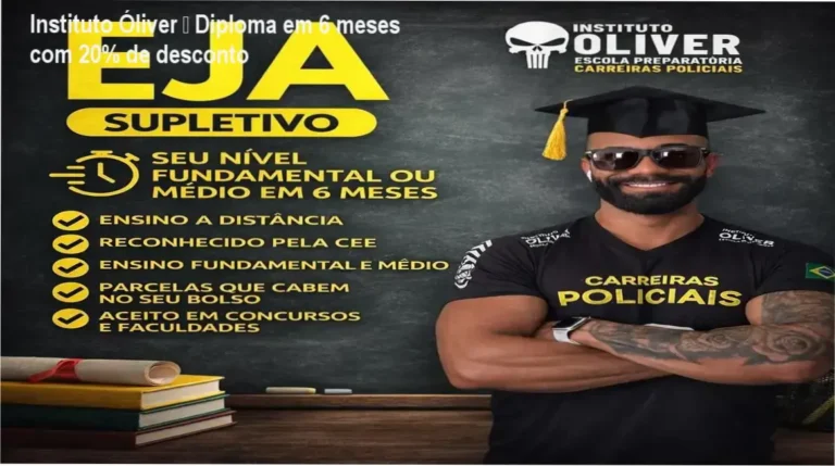 Instituto Óliver credibilidade e confiança na educação a distância