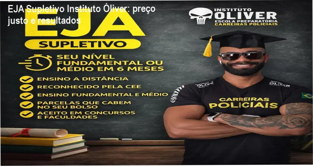 Instituto Óliver EJA Supletivo – garantia de 7 dias e devolução