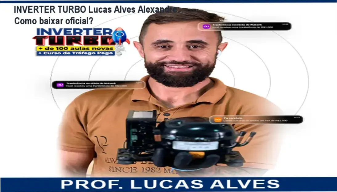 Imagem do curso INVERTER TURBO de Lucas Alves Alexandre mostrando a tela de acesso ao conteúdo oficial