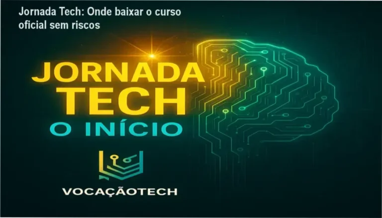 Tela mostrando a página oficial de download do curso Jornada Tech