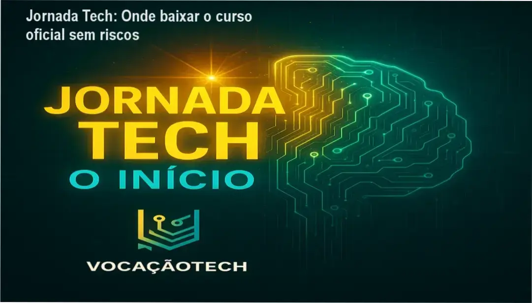 Tela mostrando a página oficial de download do curso Jornada Tech